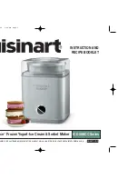 Preview for 1 page of Cuisinart ICE-30BCFR Instruction And Recipe Booklet