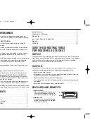 Preview for 2 page of Cuisinart ICE-30BCFR Instruction And Recipe Booklet