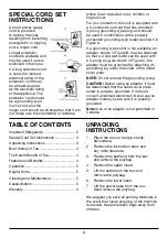 Предварительный просмотр 3 страницы Cuisinart JK-17C Series Instruction Booklet