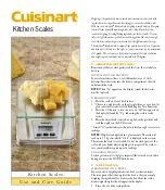 Cuisinart KS-56C Use And Care Manual предпросмотр