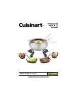 Cuisinart Lazy Susan CFO-1000C Instruction And Recipe Booklet preview