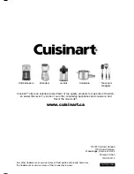 Preview for 31 page of Cuisinart MFP-107C Series Instruction Booklet