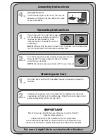 Предварительный просмотр 2 страницы Cuisinart Oven Central Quick Reference Manual