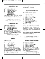 Preview for 7 page of Cuisinart PartyPop CPM-800 Instruction And Recipe Booklet