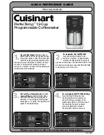 Preview for 2 page of Cuisinart PerfecTemp DCC-2900 Quick Reference Manual