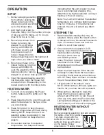 Preview for 6 page of Cuisinart PerfecTemp TEA-100 Instruction And Recipe Booklet