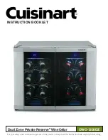 Cuisinart Private Reserve CWC-1200DZ Instruction Booklet preview
