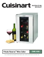 Cuisinart Private Reserve CWC-800 Instruction Booklet preview