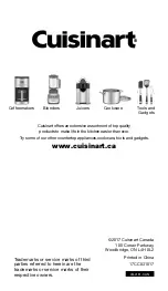 Предварительный просмотр 11 страницы Cuisinart Quick Prep CSB-33C Series Instruction/Recipe Booklet