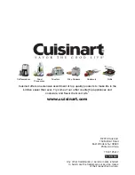 Предварительный просмотр 8 страницы Cuisinart Rechargeable Salt & Pepper Mill SP-2 Instruction Booklet