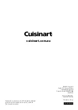 Preview for 7 page of Cuisinart RPB-100XA Instruction/Recipe Booklet