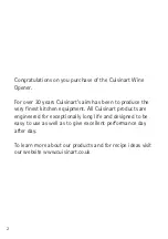 Preview for 2 page of Cuisinart RWO100U Manual