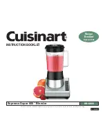 Preview for 1 page of Cuisinart SB-5600 Instruction Booklet