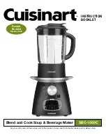 Cuisinart SBC-1000C Instruction Booklet предпросмотр