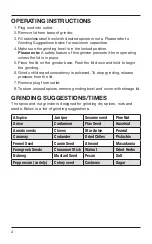 Preview for 4 page of Cuisinart SG-10C Instruction And Recipe Booklet