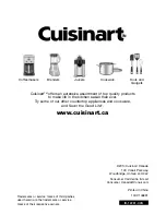 Предварительный просмотр 5 страницы Cuisinart SG-3C Instruction Booklet