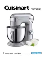 Cuisinart SM-50C Series Instruction And Recipe Booklet preview