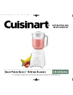 Cuisinart SMART POWER BASICS CB-18 Series Instruction And Recipe Booklet предпросмотр