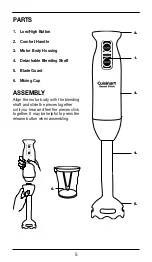 Предварительный просмотр 5 страницы Cuisinart Smart Stick CSB-75 Series Instruction And Recipe Booklet