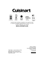 Preview for 32 page of Cuisinart Smart Stick CSB-79 Instruction And Recipe Booklet