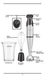 Предварительный просмотр 5 страницы Cuisinart Smart Stick HB-155PC Instruction And Recipe Booklet