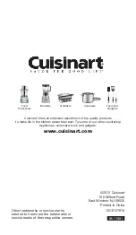 Предварительный просмотр 30 страницы Cuisinart Smart Stick HB-155PC Instruction And Recipe Booklet