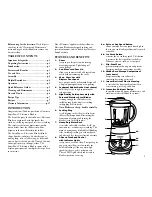 Preview for 3 page of Cuisinart SmartPower CB-9 Series Instruction Booklet