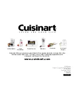 Preview for 20 page of Cuisinart SmartPower CB-9 Series Instruction Booklet