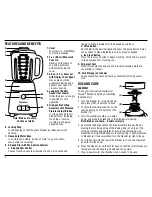 Preview for 4 page of Cuisinart SmartPower Classic SPB-6C Instruction And Recipe Booklet