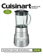 Cuisinart SmartPower Deluxe SPB-600 Instruction Booklet preview