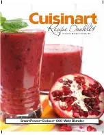 Preview for 1 page of Cuisinart SmartPower Deluxe SPB-600MP Recipe Booklet