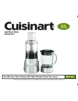 Предварительный просмотр 1 страницы Cuisinart SmartPower Duet BFP-603 Instruction Booklet