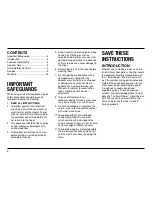 Preview for 2 page of Cuisinart SmartPower HTM-3 Instruction And Recipe Booklet