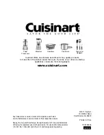 Предварительный просмотр 20 страницы Cuisinart SS-300 Instruction Booklet