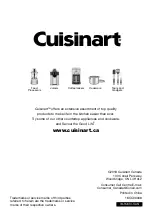 Preview for 16 page of Cuisinart SS-5C Series Instruction Booklet