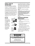 Preview for 3 page of Cuisinart SS-700 Instruction Booklet