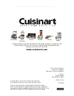 Preview for 6 page of Cuisinart SS-700 Instruction Booklet