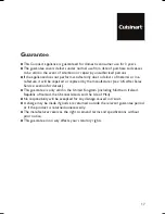 Предварительный просмотр 17 страницы Cuisinart SSB1U Manual