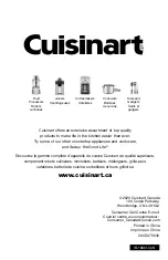 Предварительный просмотр 27 страницы Cuisinart Stack5 GR-M3CBC Series Instruction And Recipe Booklet