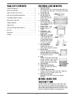 Предварительный просмотр 3 страницы Cuisinart The Fruit Scoop ICE-31 Instruction And Recipe Booklet