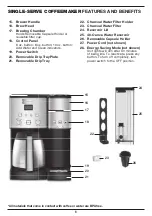 Preview for 6 page of Cuisinart Thermal Coffee Center SS-20 Series Instruction Booklet