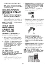 Preview for 13 page of Cuisinart Thermal Coffee Center SS-20 Series Instruction Booklet