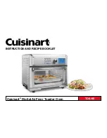 Предварительный просмотр 1 страницы Cuisinart TOA-65 Instruction And Recipe Booklet