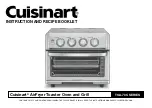 Cuisinart TOA-70C Series Instruction And Recipe Booklet предпросмотр