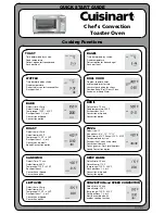 Предварительный просмотр 1 страницы Cuisinart TOB-260 Quick Start Manual