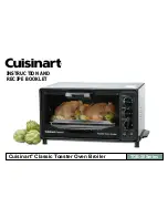 Cuisinart TOB-30 Series Instruction And Recipe Booklet предпросмотр