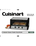 Cuisinart TOB-50 Instruction And Recipe Booklet предпросмотр