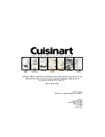 Preview for 7 page of Cuisinart TTG-500 User Manual