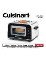 Cuisinart ViewPro CPT-3000 Instruction Booklet preview