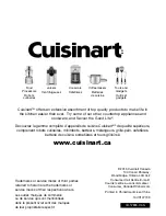 Предварительный просмотр 8 страницы Cuisinart WAF-150C SERIES Instruction And Recipe Booklet